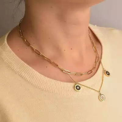 🏷️️ Підвіска Xuping емаль 40 см (позолота 14k лимонна) F-93446