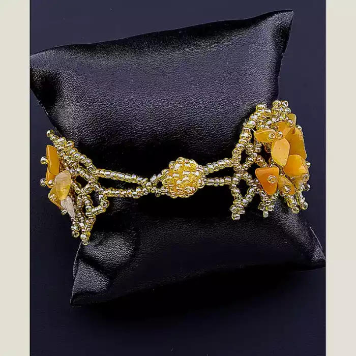 🏷️️ Браслет петля Яшма 17 см ss_65561