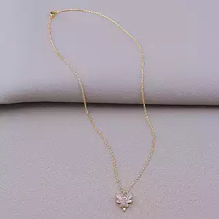 Підвіска Xuping Фіаніт 45 см (позолота 18к)