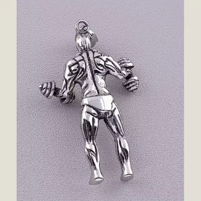 🏷️️ Кулон чоловік медична сталь 316L 50х34 мм ss_76953