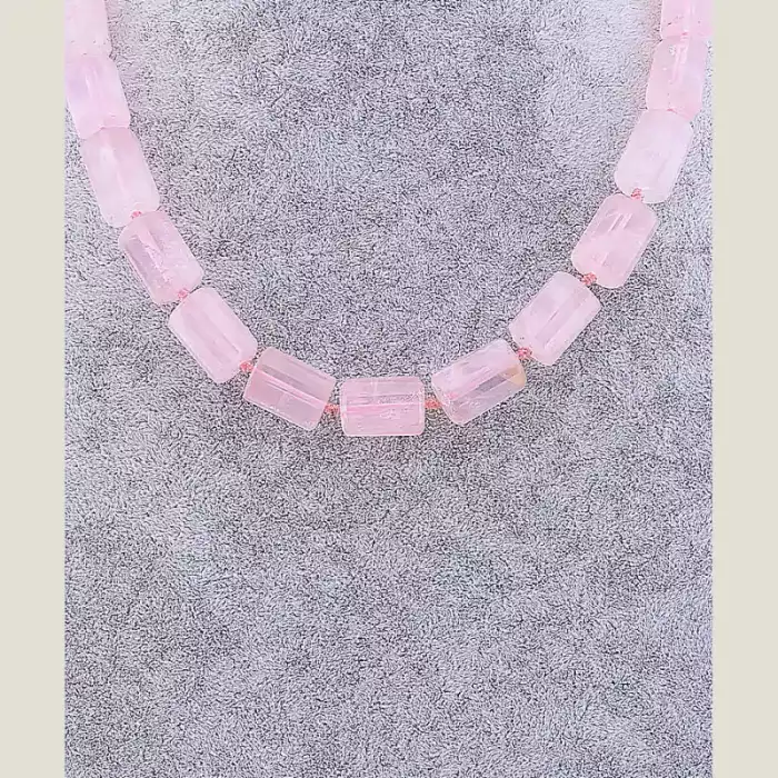 🏷️️ Намисто Рожевий кварц 50 см ss_77700