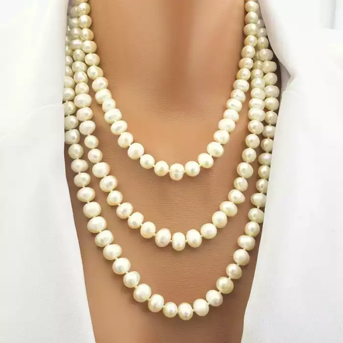 🏷️️ Намисто з перлин 153 см. ss_102479