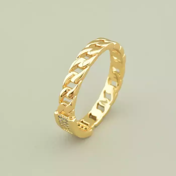 🏷️️ Каблучка Xuping Фіаніт (позолота 18к) ss_102584