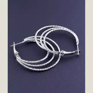 Сережки французька застібка Fashion 40х2 мм