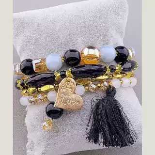 Браслет без застібки пластик 17 см