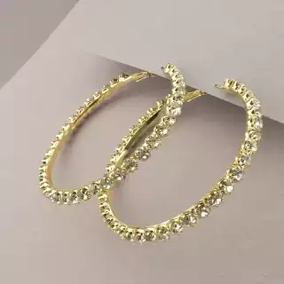 Сережки з французьким замком FJ Сrystal