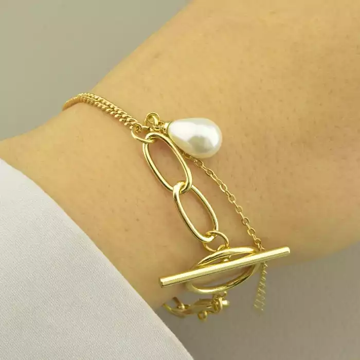 🏷️️ Браслет петля Xuping Майорка 18 см. (позолота 18к лимонна) ss_104474