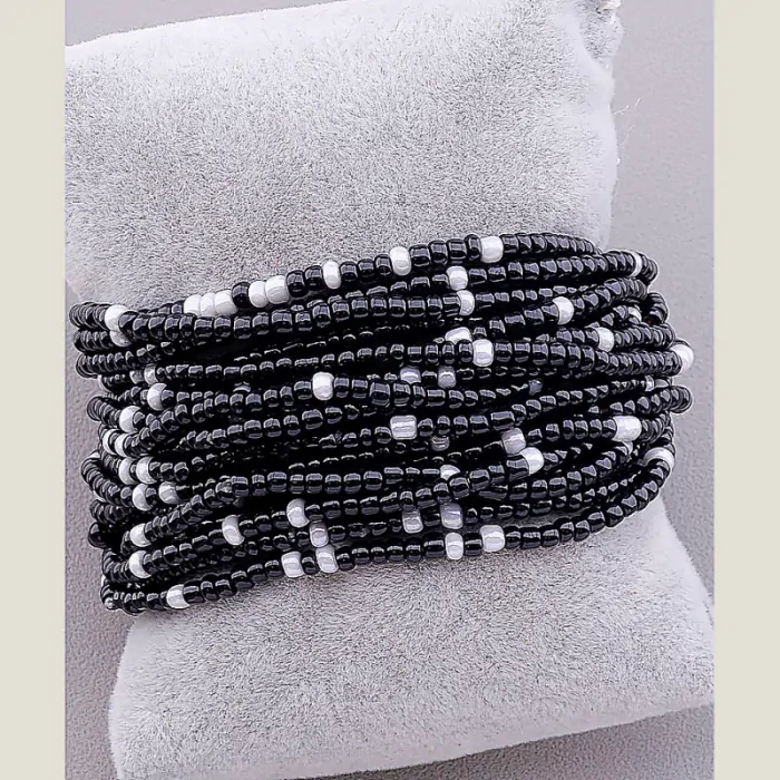 🏷️️ Браслет резинка Бісер 17 см ss_29779