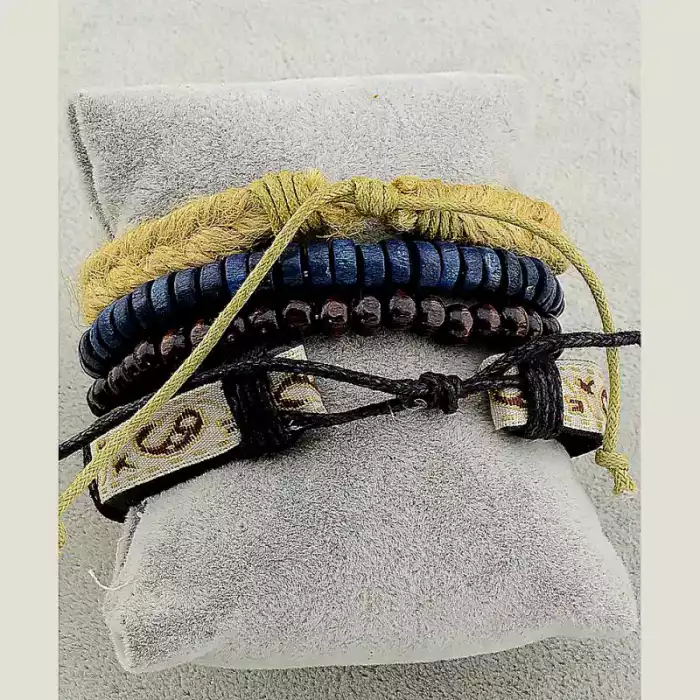 🏷️️ Браслет шамбала екошкіра 17 см ss_30179