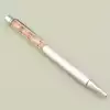 🏷️️ Ручка Сердолік (140х10 мм, коричневий, срібний, метал, пластик) F-105078