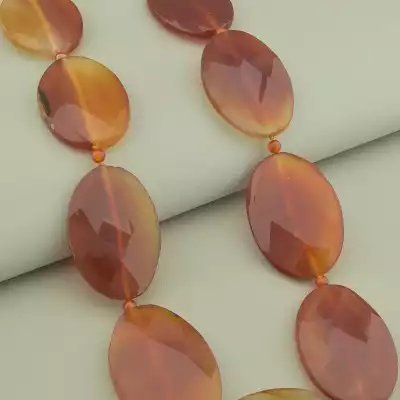 🏷️️ Намисто Сердолік 52 см. F-97926