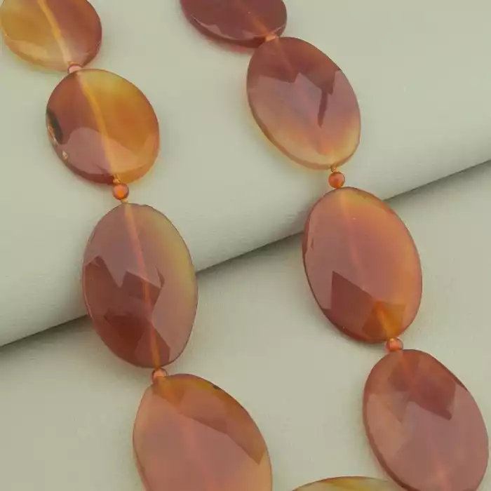 🏷️️ Намисто Сердолік 52 см. ss_97926