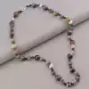 🏷️️ Намисто Агат 65 см. (срібло 925 проба) F-91113