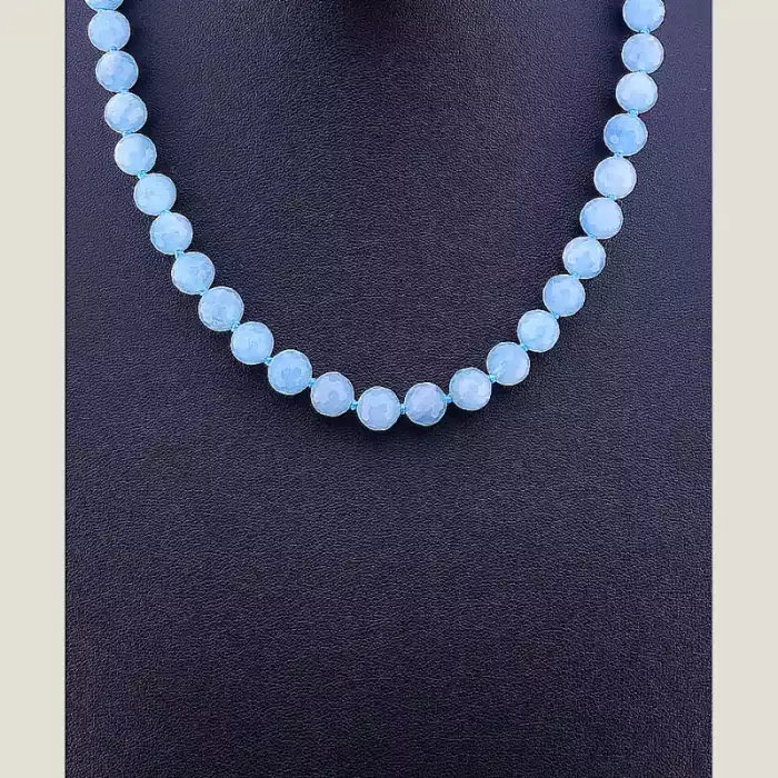 🏷️️ Намисто Аквамарин 45 см ss_70671