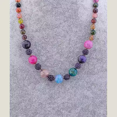 🏷️️ Намисто Агат 58 см F-13652