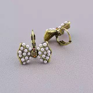 Сережки з англійським замком Fashion Майорка