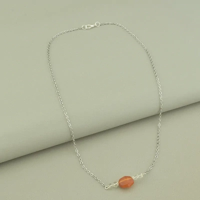 Підвіска Сердолік, Чеський кришталь 46 см.