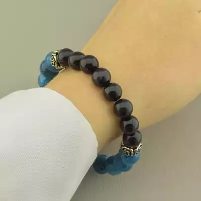 🏷️️ Браслет резинка Апатит, Котяче око 18 см. (срібло 925 проба) F-101580