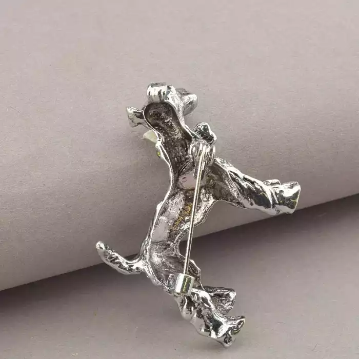 🏷️️ Брошка пес Сrystal 50х35 мм ss_77393