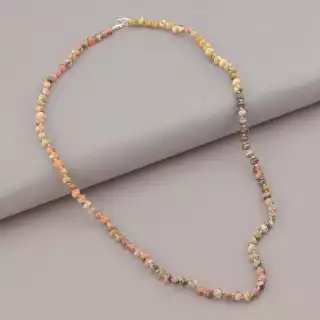 Намисто Родохрозит срібло (925 проба) 46 см.