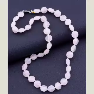 Намисто Рожевий кварц 45 см