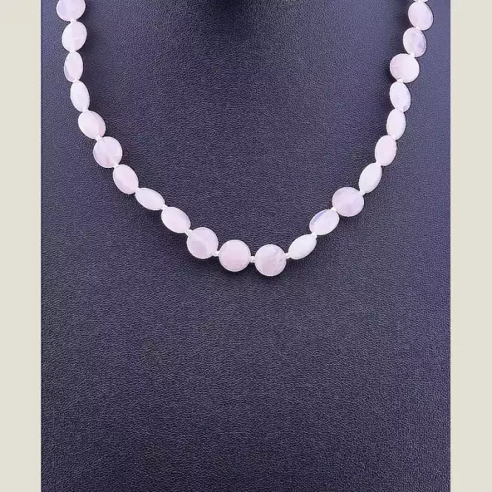 🏷️️ Намисто Рожевий кварц 45 см ss_78003