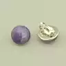 🏷️️ Сережки круглі кліпси Аметист 18х18 F-102903