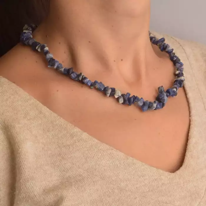 🏷️️ Намисто Содалить 48 см. ss_95491