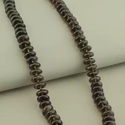 🏷️️ Намисто Раухтопаз 46 см. F-103420