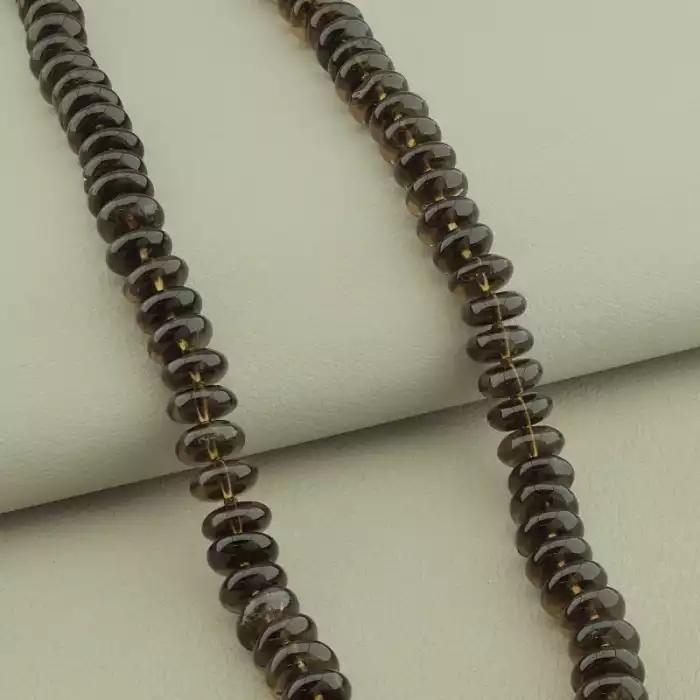 🏷️️ Намисто Раухтопаз 46 см. ss_103420