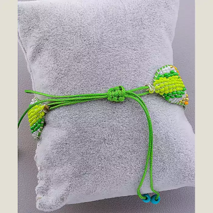 🏷️️ Браслет шамбала Бісер 17 см ss_29780