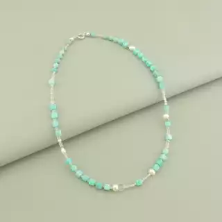 Підвіска Самоцвіти 43 см. срібло (925 проба)