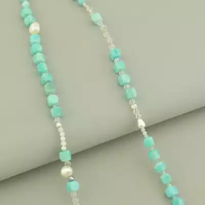 🏷️️ Підвіска Самоцвіти 43 см. срібло (925 проба) F-98596