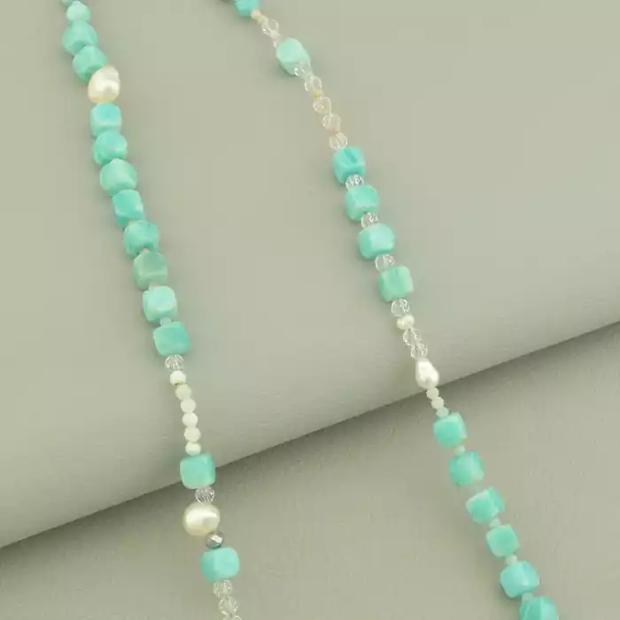 🏷️️ Підвіска Самоцвіти 43 см. срібло (925 проба) ss_98596