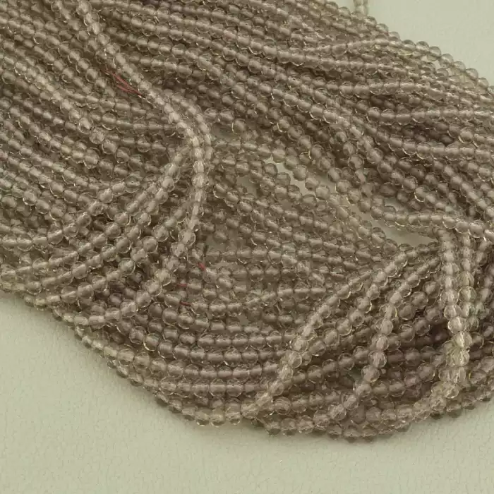 🏷️️ Нитка Кварц 39 см. 3 мм. (без застібки) ss_99605