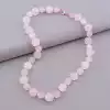 🏷️️ Намисто Рожевий кварц 44 см F-82697