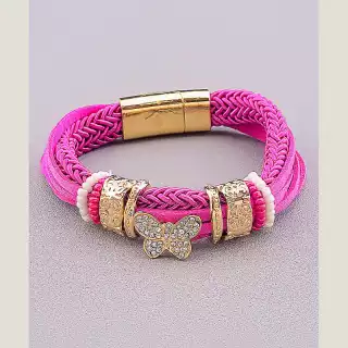 Браслет з магнітною застібкою Сrystal 17 см