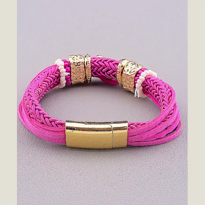 🏷️️ Браслет з магнітною застібкою Сrystal 17 см ss_15746