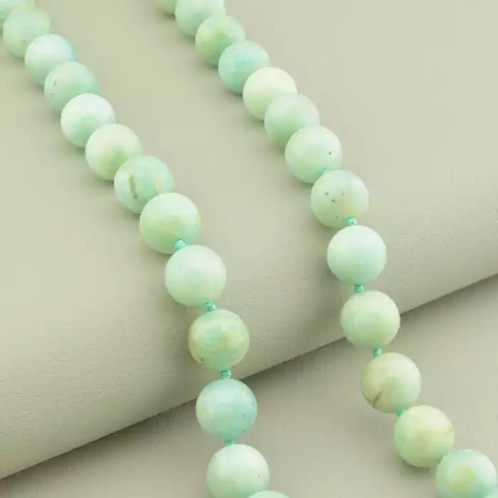 🏷️️ Намисто Амазоніт (cрібло 925 проба) 46 см. ss_101681