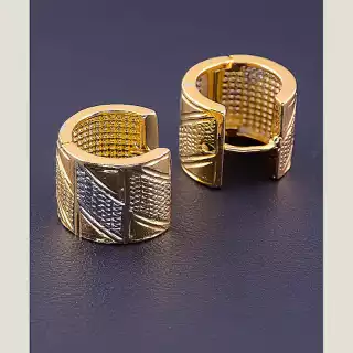 Сережки кільця Xuping (позолота/родій)