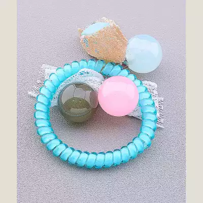 🏷️️ Резинка для волосся Flora Secret пластик F-41608