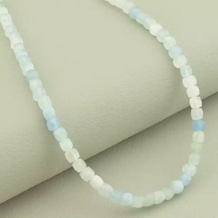 🏷️️ Підвіска Аквамарин срібло (925 проба) 42 см. ss_102181