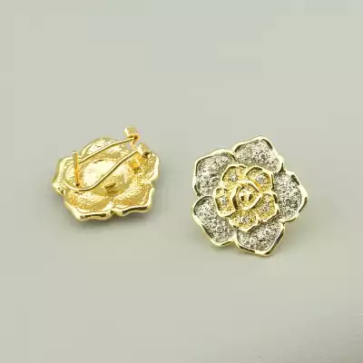 🏷️️ Підвіска + Сережки Фіаніт 45 см. F-95840