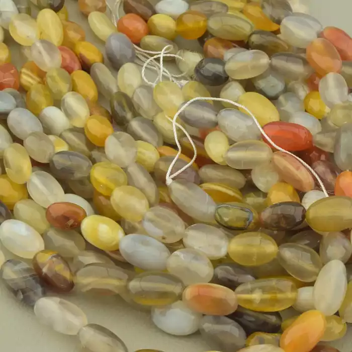 🏷️️ Нитка Агат 40 см. (Без замка) ss_103835