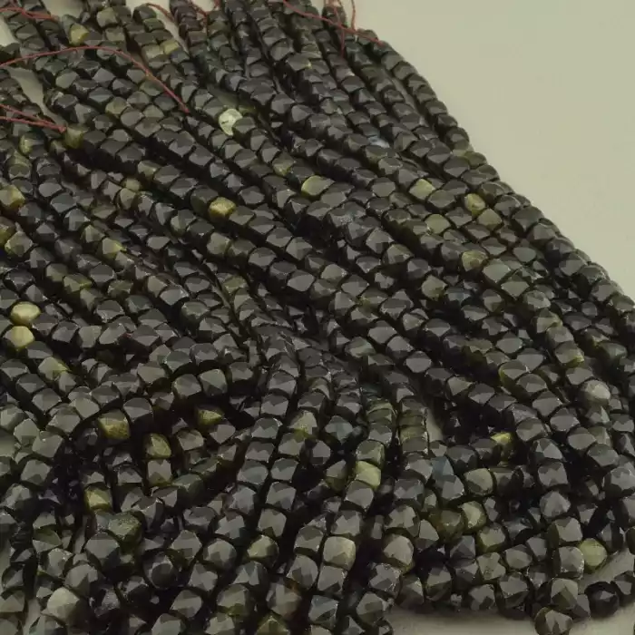 🏷️️ Нитка Обсидіан 39 см. (без застібки) ss_104053