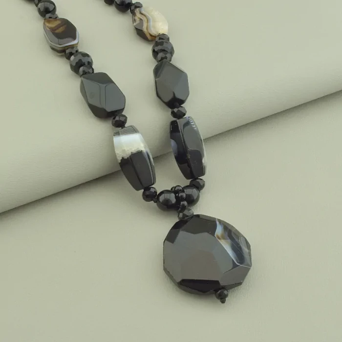 🏷️️ Намисто Агат 53 см. ss_97201