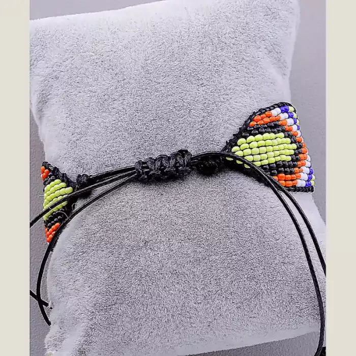 🏷️️ Браслет шамбала Бісер 17 см ss_29781