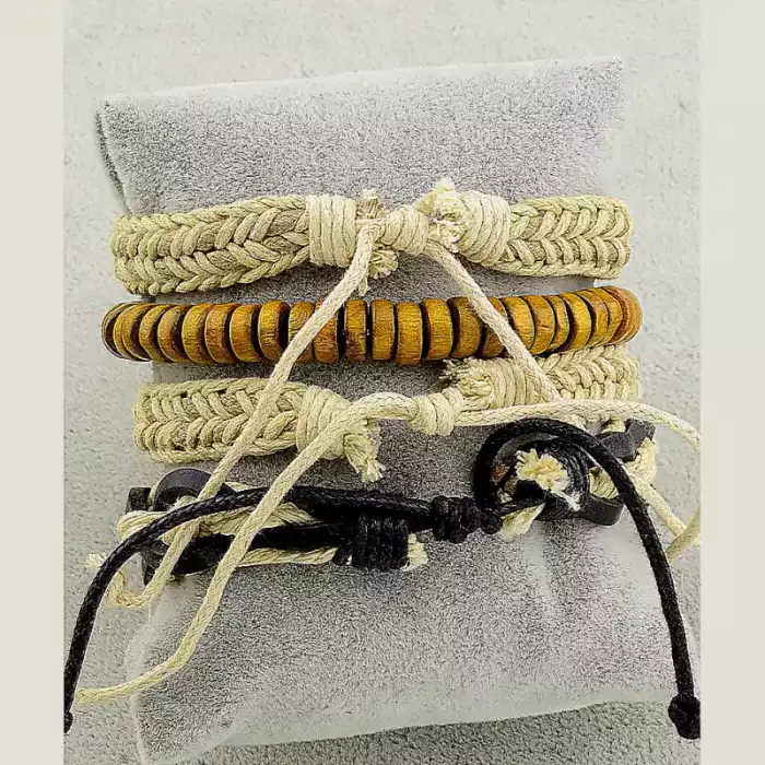 🏷️️ Браслет шамбала екошкіра 17 см ss_30181