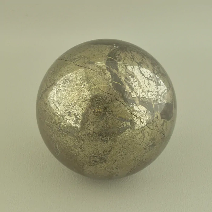 🏷️️ Куля пірит (67х67 мм, одиничний екземпляр, золотий) ss_105392