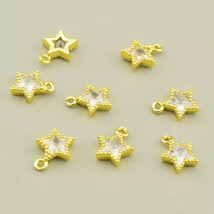 🏷️️ Кулон Фіаніт 10х8мм. (позолота 18к лимонна) F-106203